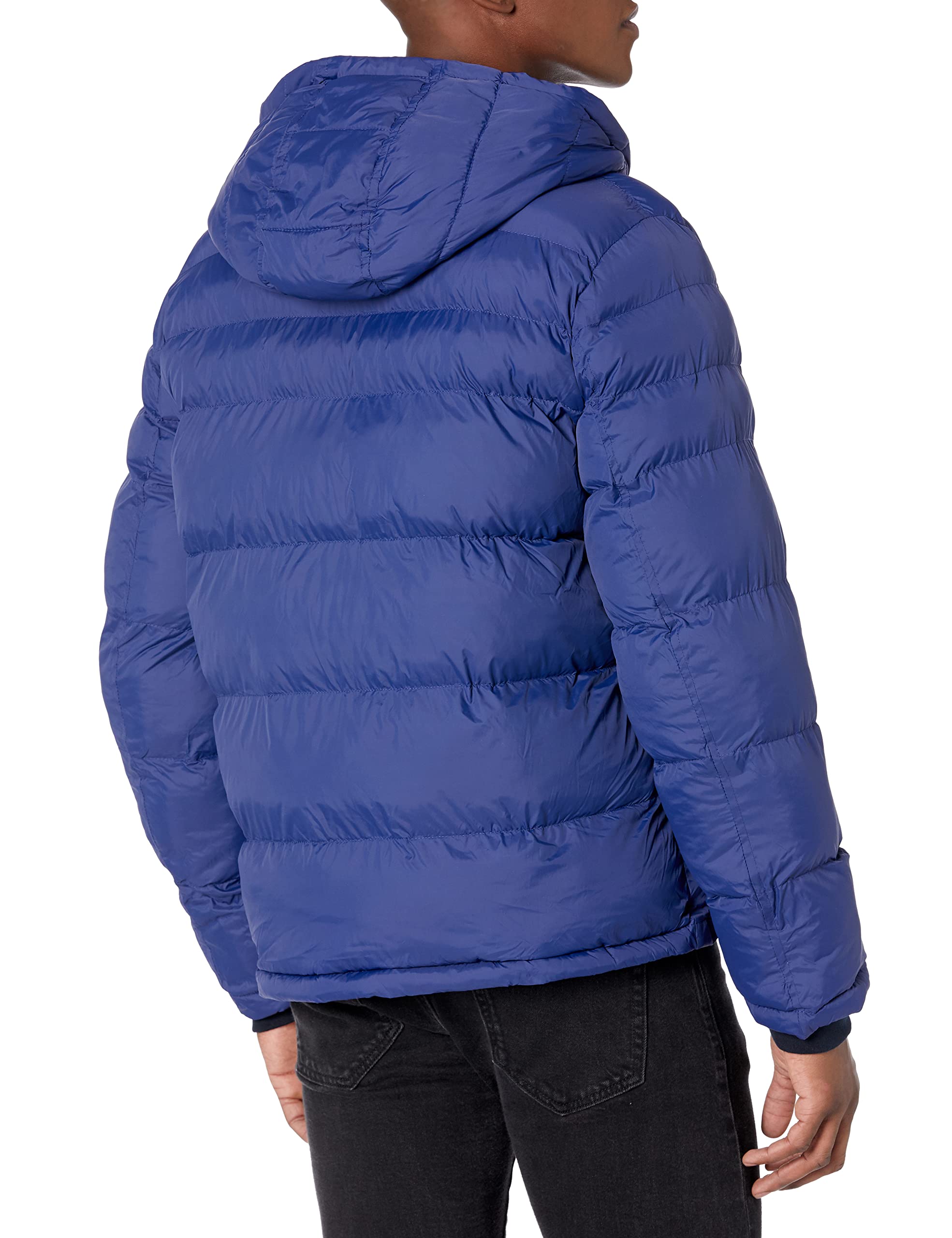 Tommy Hilfiger Down Alternative Hooded Puffer Jacket (Standard And Big & Tall) Giù Alternative Outerwear Cappotto Uomo (Pacco da 1)