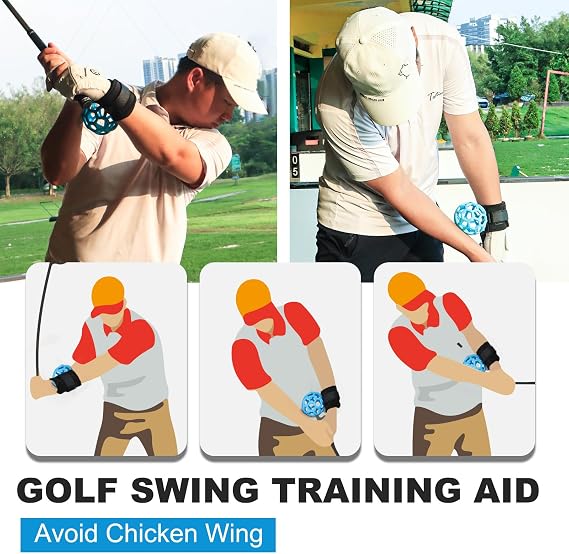 Golf Swing Trainer Ball Golf Swing Training Aid Golf Swing Posture Corrector Golf Beginner Wrist Trainer Golf Swing Posture Training Intelligent Ball