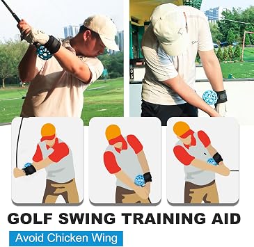 Golf Swing Trainer Ball Golf Swing Training Aid Golf Swing Posture Corrector Golf Beginner Wrist Trainer Golf Swing Posture Training Intelligent Ball