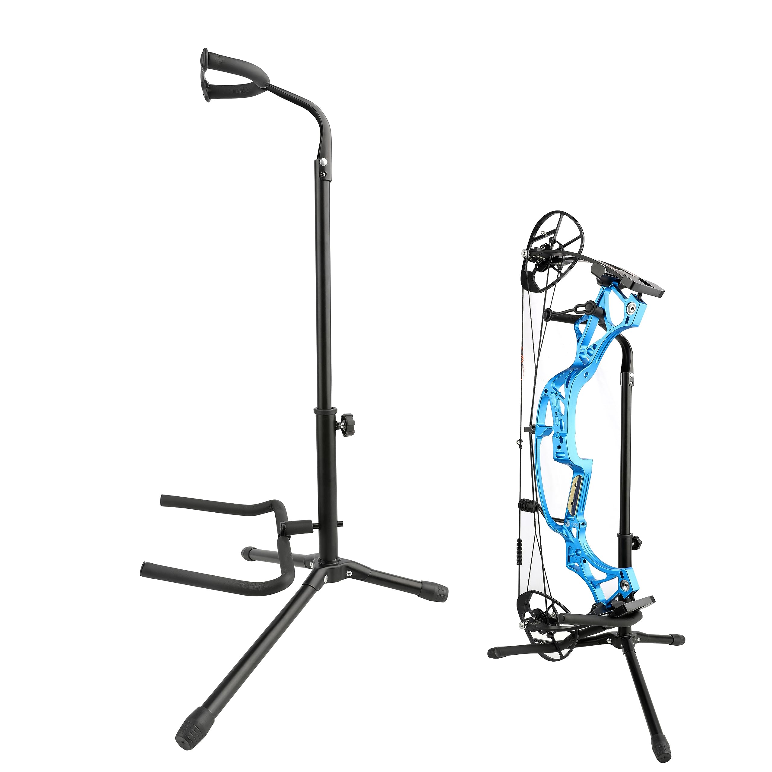 Archery Compound Bow Stand Portable Foldable Bow Stand Use Folding Compound Bow Stand for Hunting Outdoor Sports