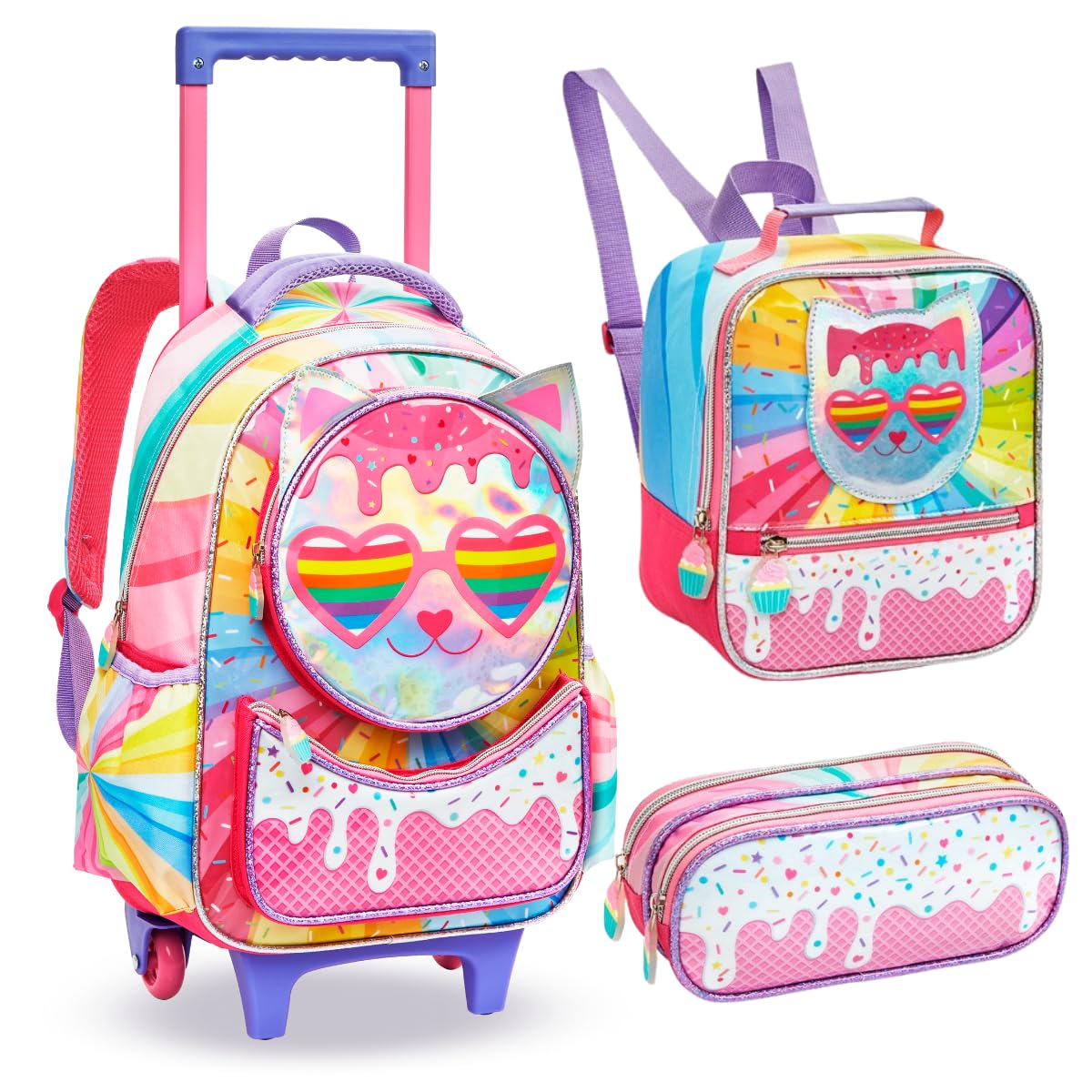 kit Mochila Escolar Menina Carrinho Lancheira Térmica Estojo Duplo em promoção! Veja a oferta e mais achadinhos de Mochilas escolares 2 Hoje é o melhor dia para comprar kit Mochila Escolar Menina Carrinho Lancheira Térmica Estojo Duplo com aquele preço maroto! Promoção! Aproveite a oferta! 2