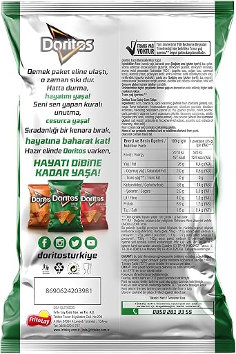 Doritos Taco Spicy Corn Chips Party Size 185 g