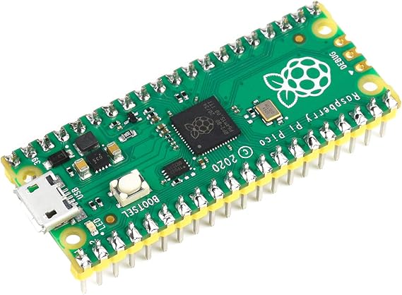 With Pre-Soldered Header Raspberry Pi Pico Microcontroller Development Board Based on Raspberry Pi RP2040 Chip,Dual-Core ARM Cortex M0+ Processor