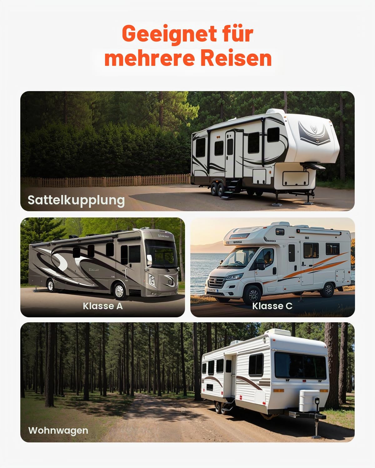 VEVOR 4 STK. Nivellierpads für Wohnmobile Anhänger-Wagenheberpads aus Gummi 2300 kg belastbar (pro Pad) Wagenheber-Stabilisierungspad mit großer Oberfläche, ideal für runde Wagenheberfüße (254 mm)