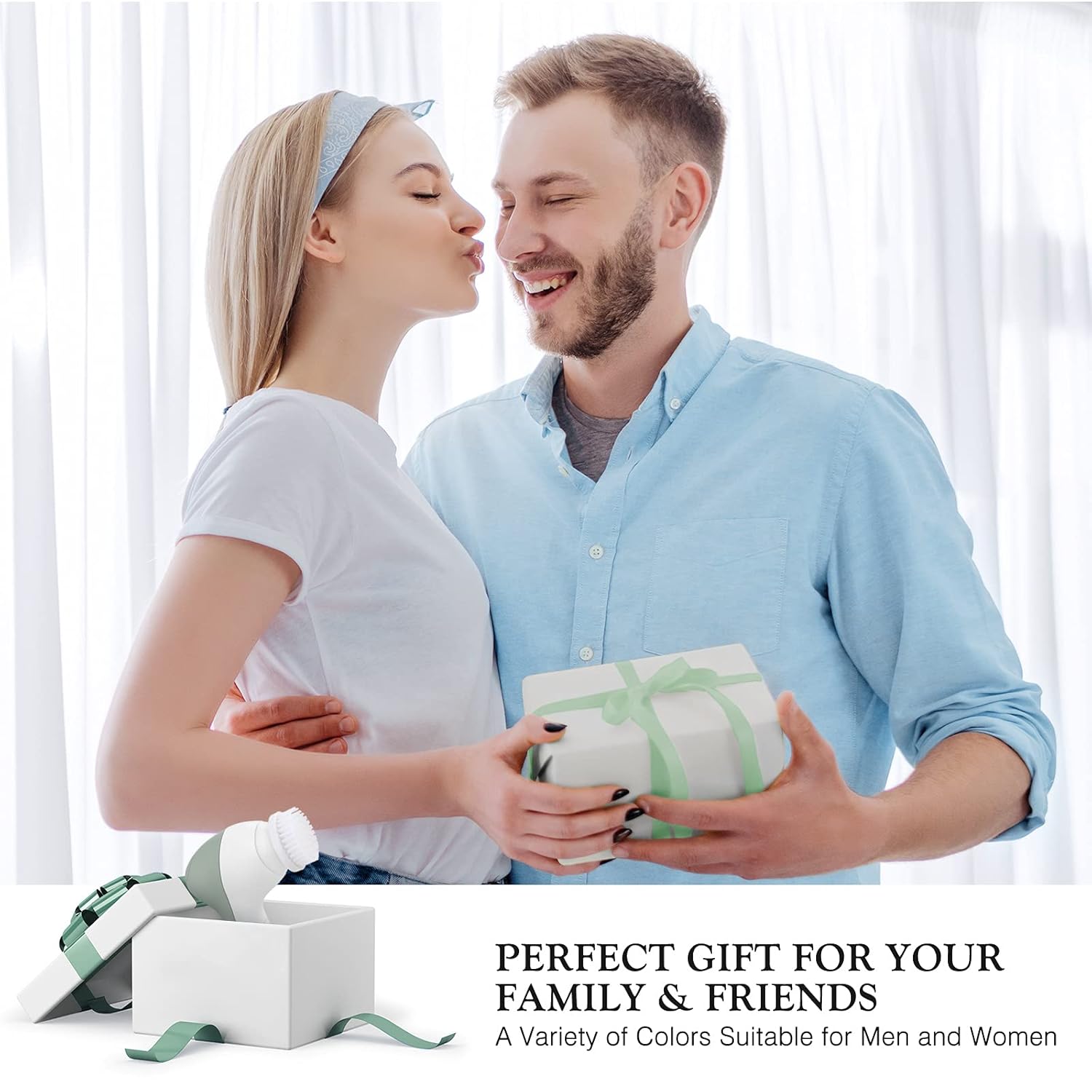 Facial Cleansing Brush Face Scrubber: Electric Exfoliating Spin Cleanser Device Waterproof Deep Cleaning Exfoliation Rotating Spa Machine - Electronic Acne Skin Washer Spinning Cleaner System Set : Beauty & Personal Care