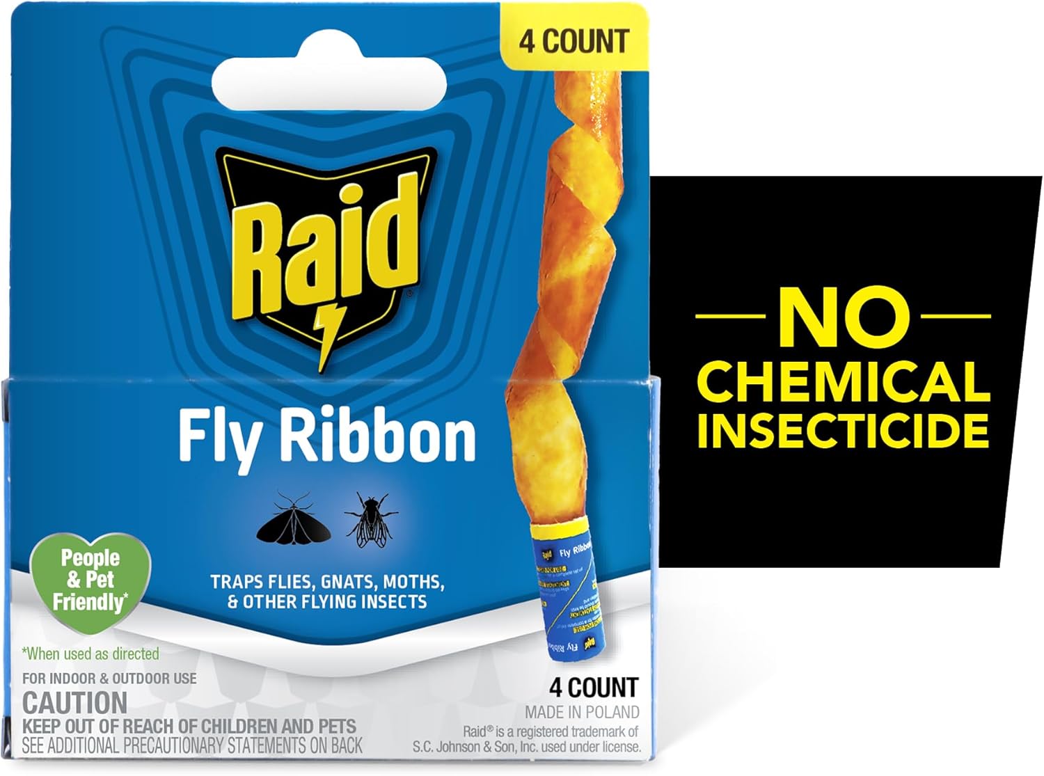Raid FR3-RAID 4 Count Fly Catcher Ribbon (12-Pack)