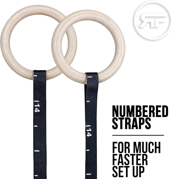 Anillas de Madera REP Fitness, Sistema de Entrenamiento Portátil miniatura 3