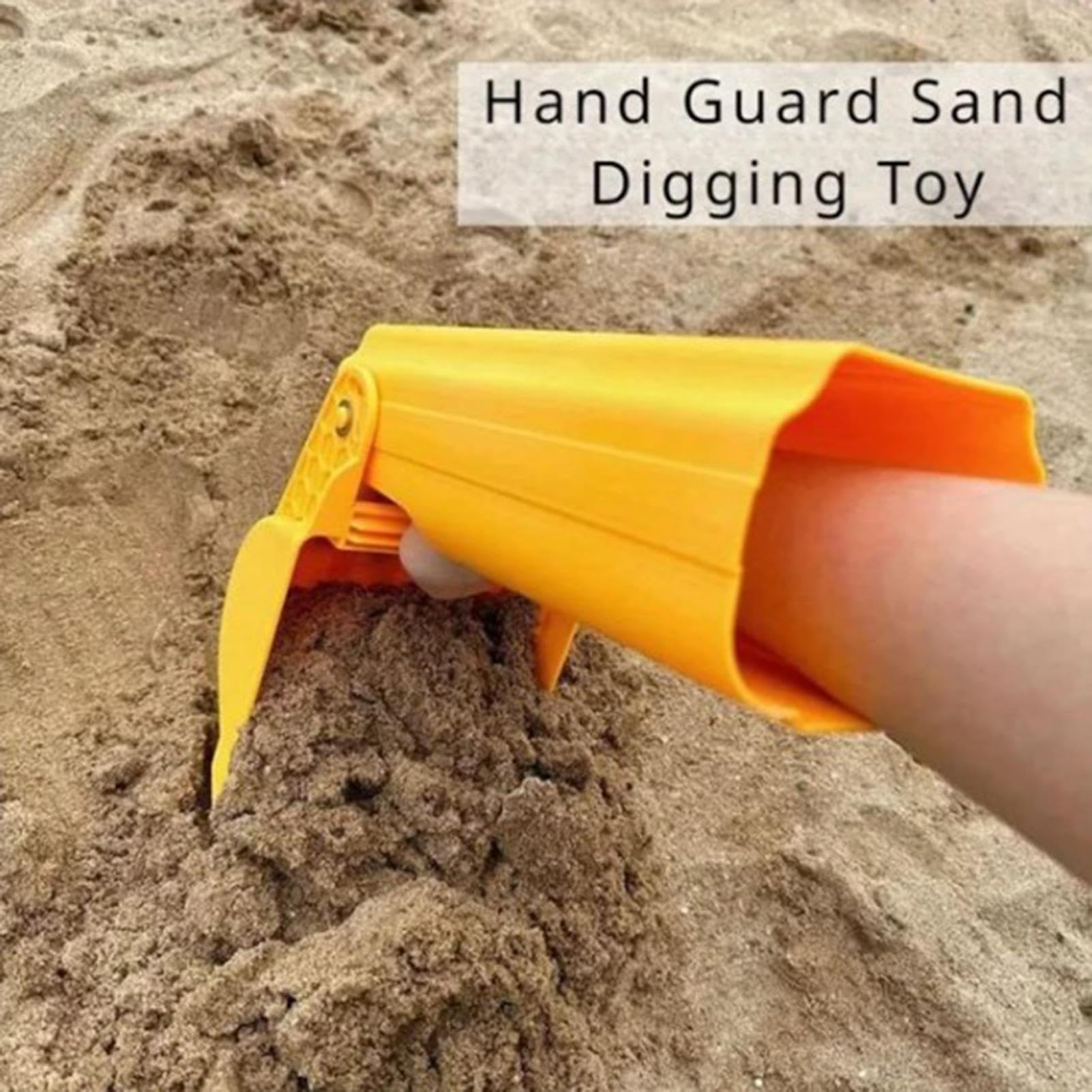 Genérico Giocattolo per escavatore da spiaggia, braccio di scavo manuale da 35 cm, per bambini, per spiaggia all'aperto, giocattolo con pala resistente, veicolo da costruzione S