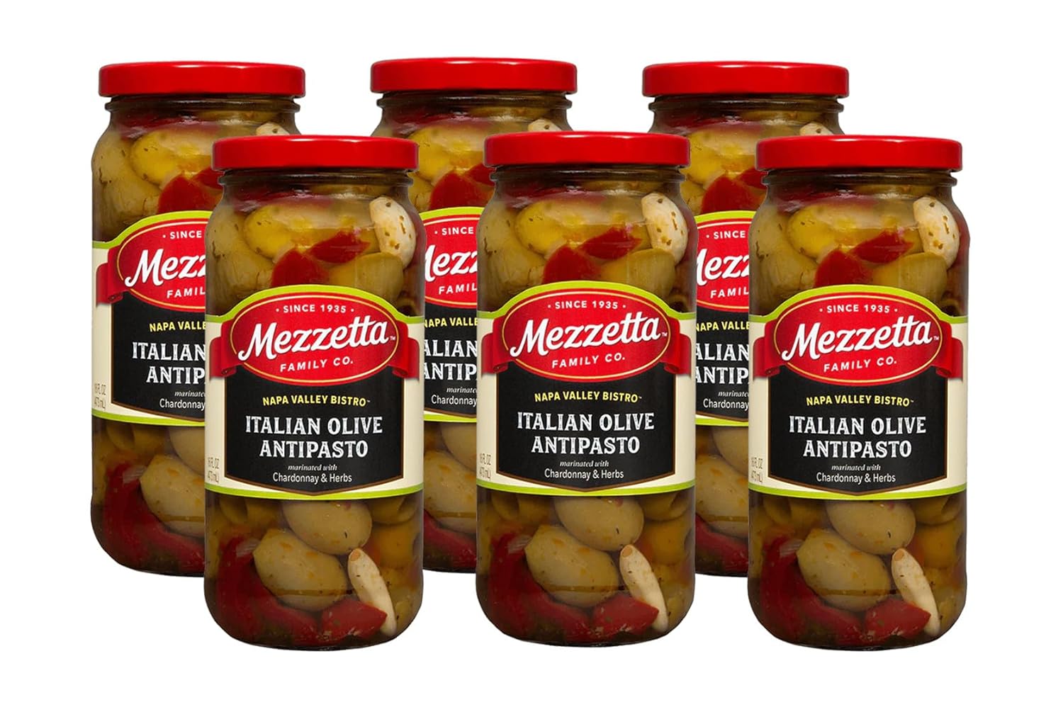 Mezzetta Italian Olive Antipasto with Chardonnay & Herbs