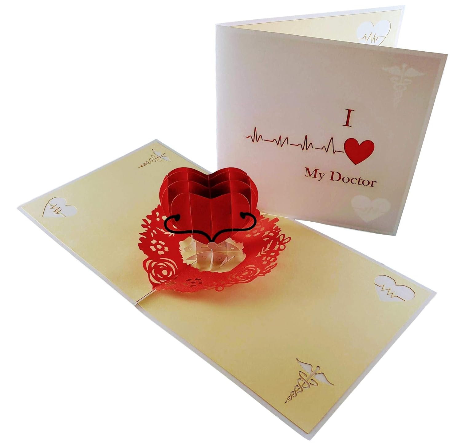 IGIFTs and card unique I heart my doctor 3D pop up greeting card-wealth, Happy birthday, praise, congratulations, half-gunny, love, funny, best, medical, healthcare, hospital, amazing, special, special IGIFTs and card unique I heart my doctor 3D pop up greeting card-wealth, Happy birthday, praise, congratulations, half-gunny, love, funny, best, medical, healthcare, hospital, amazing, special, special