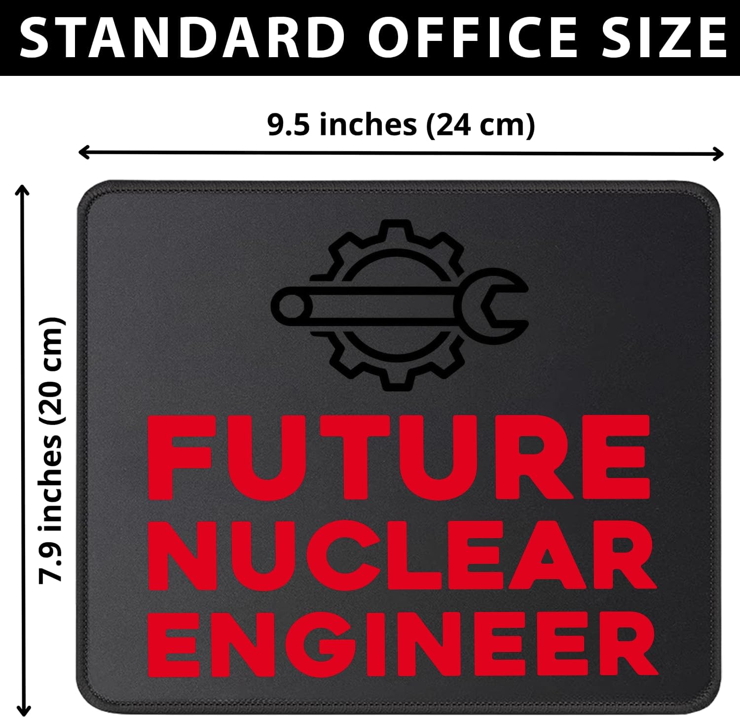 Funny Mouse Mouse Pad, Silly Office Gift, Desk Accessory Mousepad, 2 Pack image 2