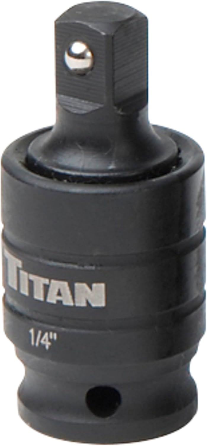 Titan 16151 1/4", 3/8" and 1/2" Drive Pin-Free Locking Impact Universal Joint Set (3 Piece)