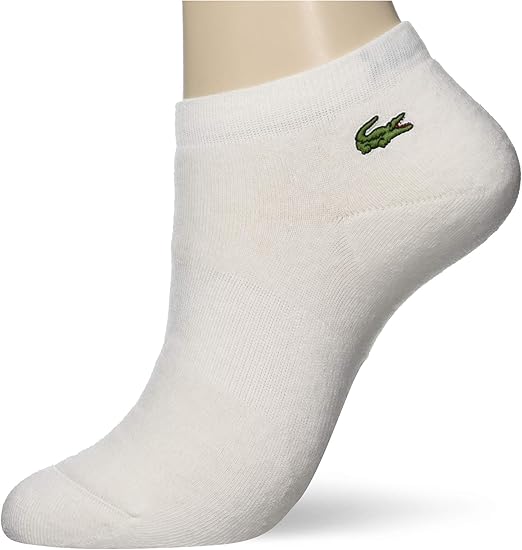 Amazon ラコステ 靴下 公式 パイル地アンクルソックス レディース オフホワイト 日本サイズs M相当 靴下 通販