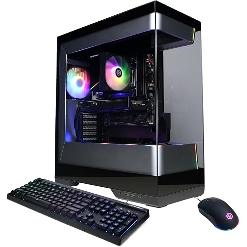 CyberPowerPC Gaming PC, AMD Ryzen 5 5500, Radeon RX 6500 XT 4GB | Gamer Master, 16GB DDR5, 1TB PCIe 4.0 SSD, WiFi Ready & Windows 11 Home (GMAI6900A)