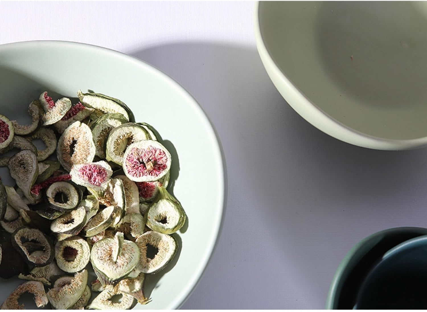 Salad Bowl Set, 5 Packs Ceramic Bowls Set Lotus Fruit Salad Cereal Bowl Home Decorative Bowl Dishwasher & Microwave Safe Porcelain Bowls for Home and Restaurant