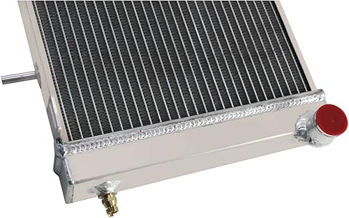 Miniatura 6 de Radiador de aluminio para 1984-2001 1996 Jeep Cherokee XJ Comanche Wagoneer 2.5L L4 4.0L L6 V6 motor, radiadores de núcleo de 4 filas