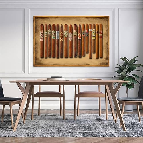 Miniatura 5 de Póster de arte para regalar a los amantes de los cigarros, lienzo, pinturas artísticas para pared, decoración del hogar, sala de estar, impresiones