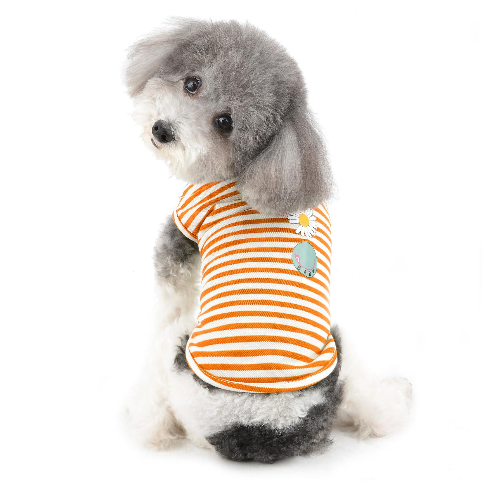 Amazon | RANPHY ストライプ 犬の服 犬服 ペット服 パジャマ ベスト