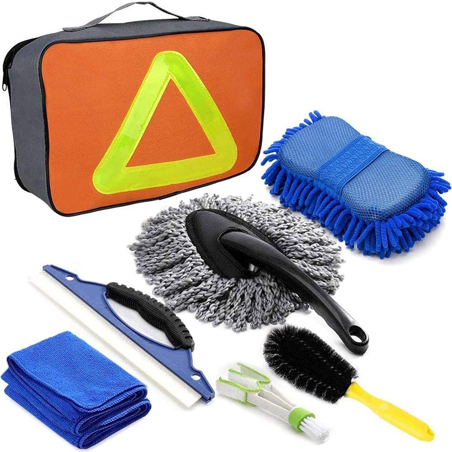 Car Wash Cleaning Tools Kit, 7 pcs Premium Car Cleaning Kit, Car Double