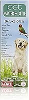 Vista 10 de Lixit Botellas de agua de vidrio de lujo resistentes para pájaros, perros y animales pequeños. (tubo grande de 32 onzas)