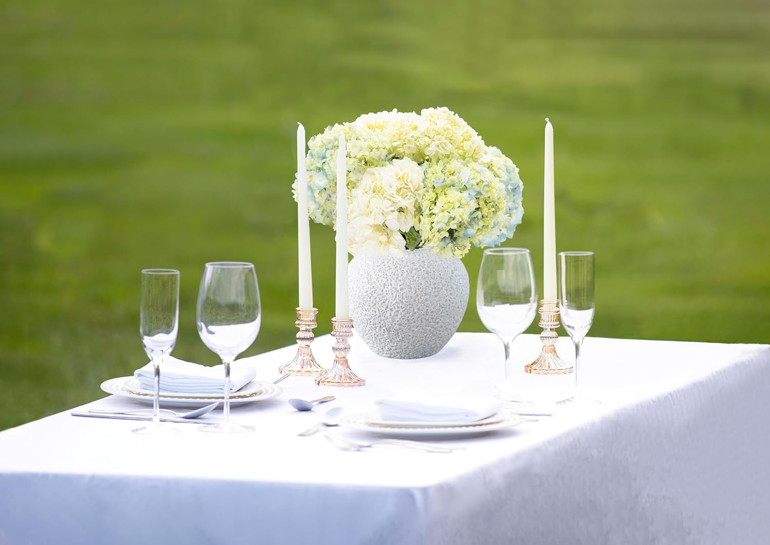 White Ceramic Vase Flower Vase, Big Textured Round Vase for Centerpieces, Kitchen, Living Room, Bedroom Decor Gifts - Image 6