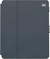 Vista 2 de Speck Funda para iPad Pro 6ª generación de 12.9 pulgadas, protección contra caídas y cámara, soporte delgado de múltiples rangos, soporte para lápiz