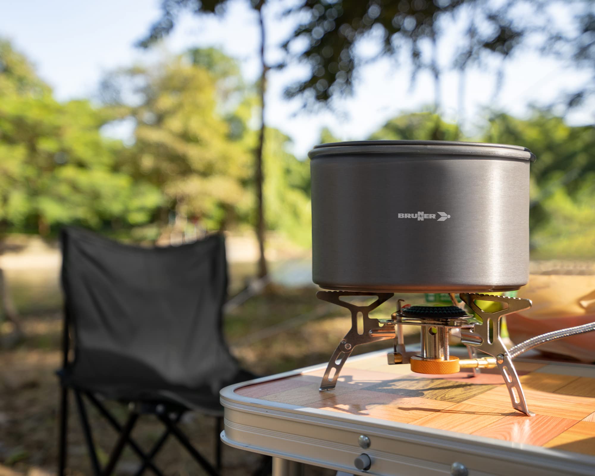 Brunner 0802026N Set Pentole Popote Outdoor in Alluminio Packpot Ultralite 20, per 4/5 Persone