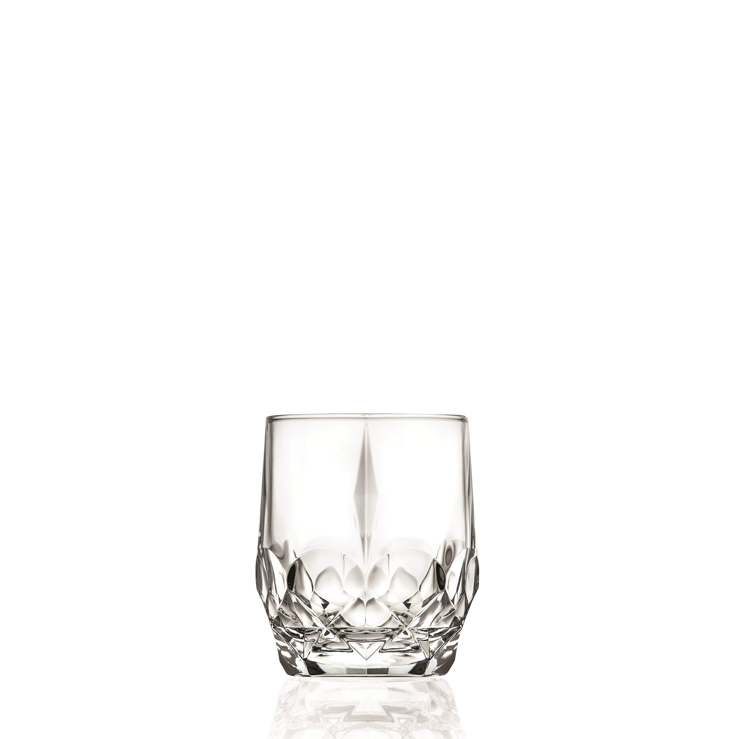 Barski Tumbler Glass – Double Old Fashioned – Set mit 6 Gläsern – Design DOF Tumbler – für Whisky – Bourbon – Wasser – Getränk – Trinkgläser – 325 ml – Glas – hergestellt in Europa
