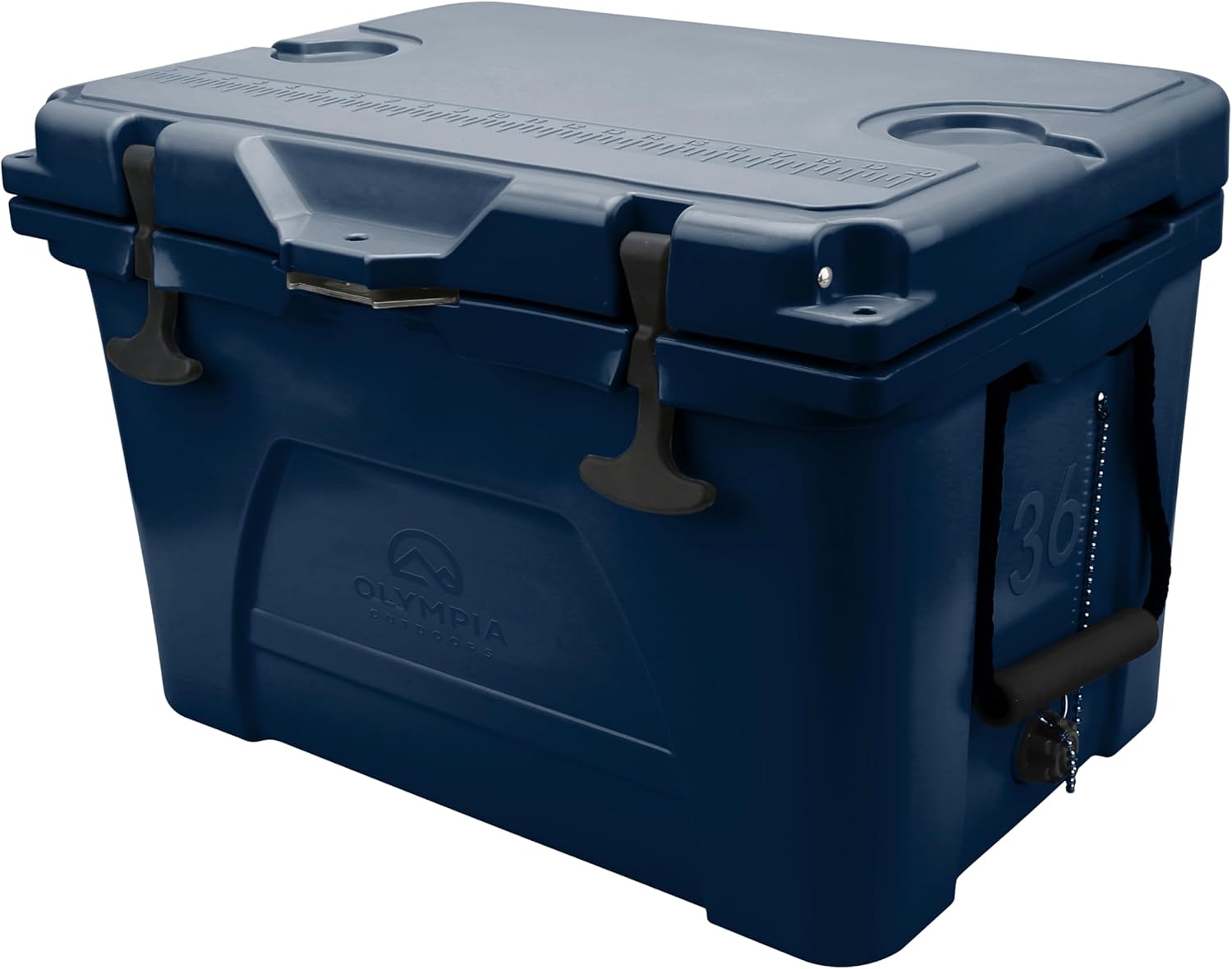 Olympia Outdoor 20QT/36QT/52QT Rotomolded Cooler, Beverage Cooler and Camping Cooler for Beach, Kayak, Hiking, Outdoor, and Travel, Insulated Cooler and Heavy Duty Cooler and Ice Box