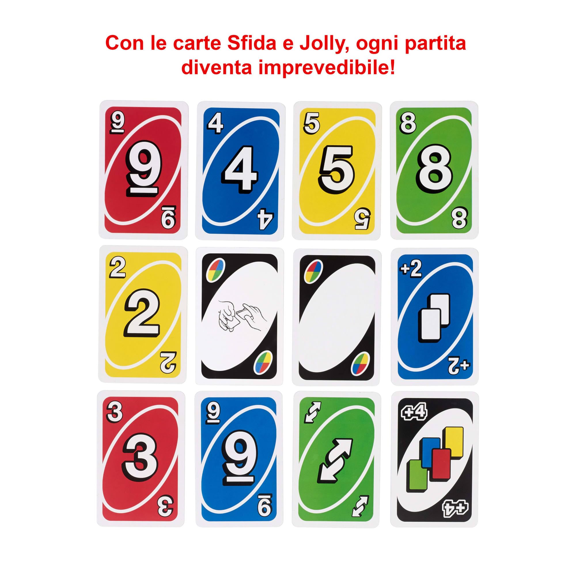 Mattel Games - UNO Deluxe, Gioco Di Carte Per Famiglie E Bambini 7+ Anni, K0888