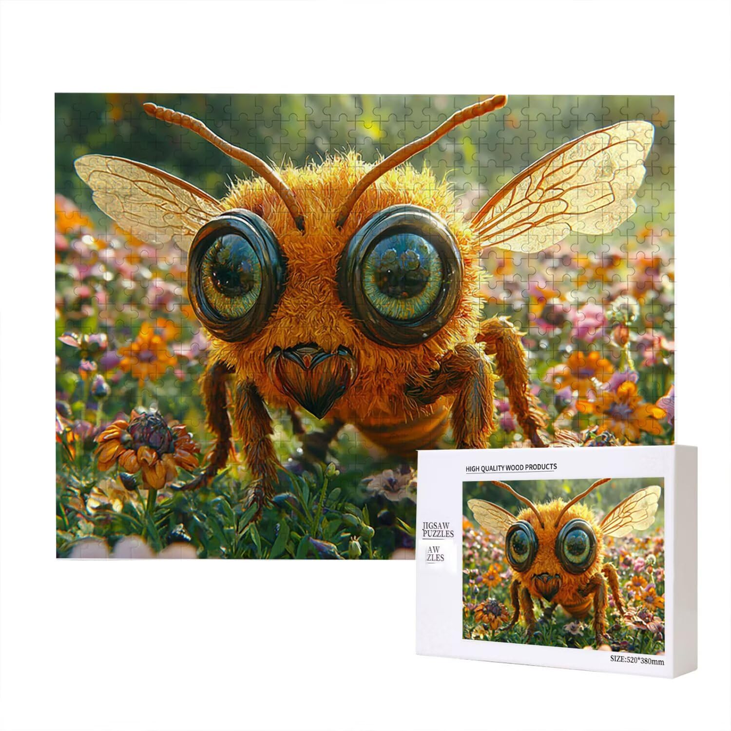 Puzzle układanki, 6000 sztuk klasycznych układanek, pszczoły łamigłówki relaksacyjne inteligencja, trudne trudne puzzle dla dorosłych wymagające puzzle gra rodzinna, prezent dla miłości, przyjaciela