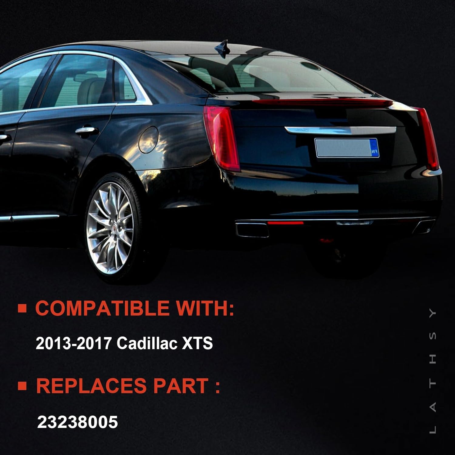 left driver side tail light compatible with 2013-2017 cadillac xts led rear taillight replace 23238005