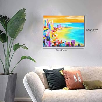アートパネル 絵画 インテリアパネル Amazon.co.jp: BRAKSENT アートパネル 夢の街 絵画 インテリア