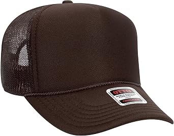 OTTO Cap 5 Panel Mid Profile Mesh Back Trucker Hat | Bulk Packs