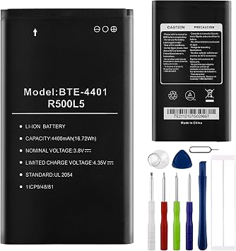 Replacement Battery BTE-4401 Compatible with Orbic Speed 5G R500L5 Mobi Hotspot Battery with Tools