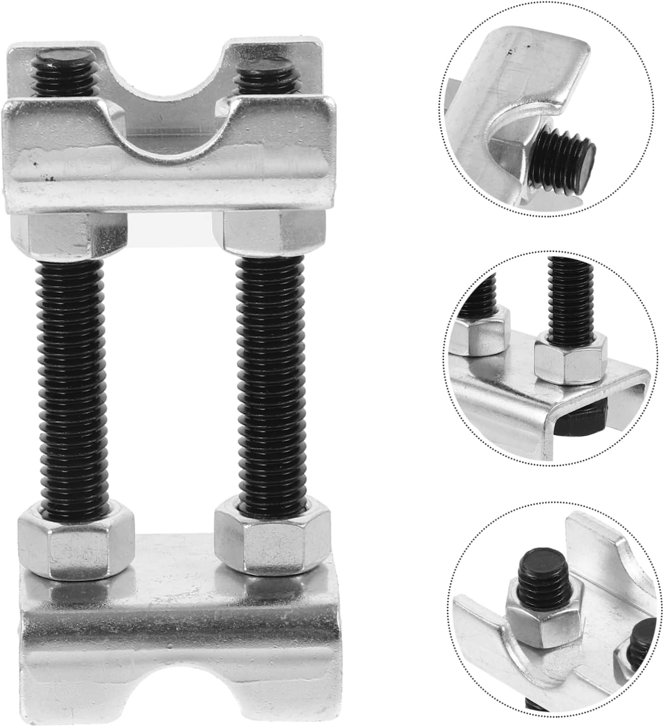 Cabilock 1pair Strut Shock Coil Spring Compressor Tool Manual Spring Clamps for Easy Compression Installation Portable Way Adjustable for Vehicle Maintenance
