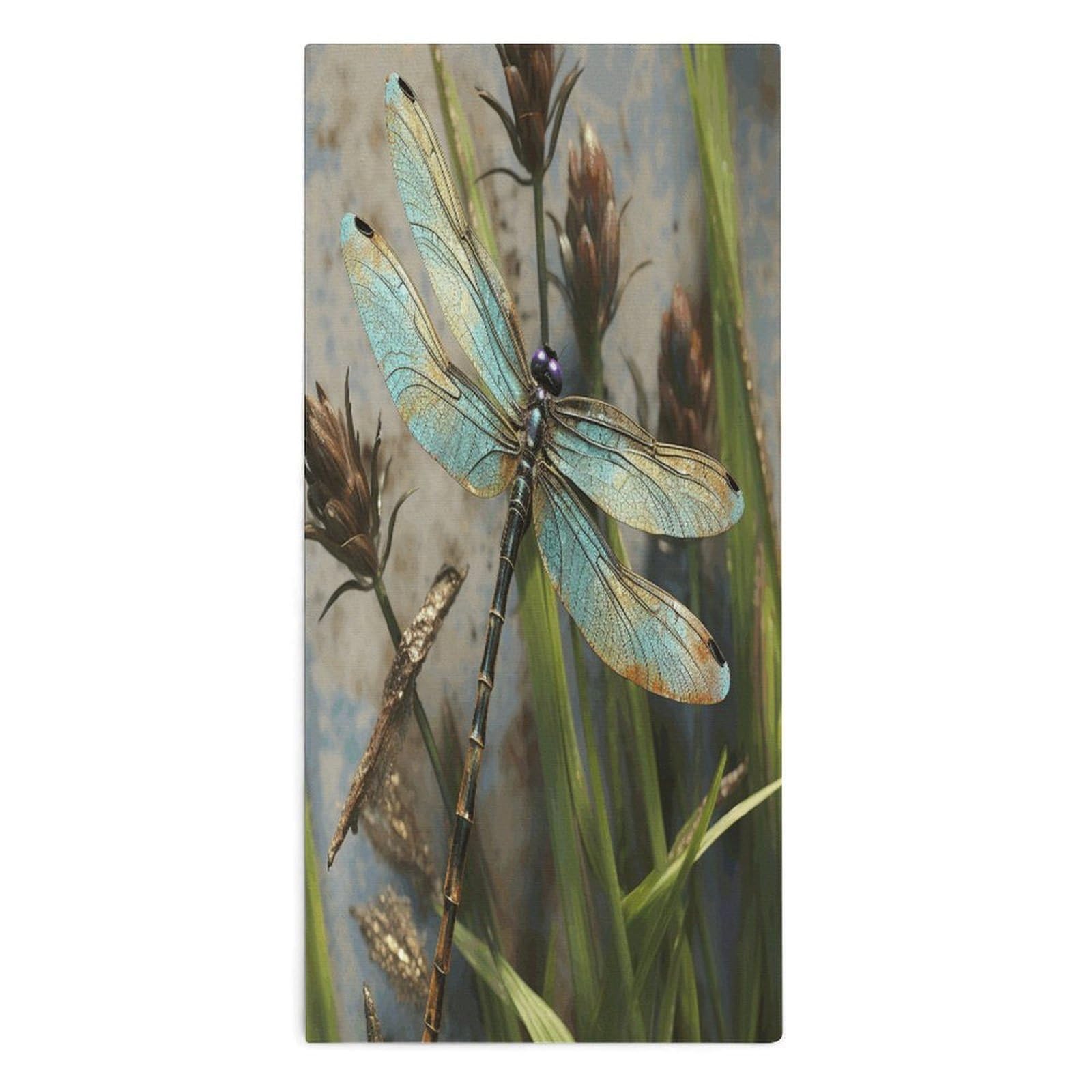 Btcowzrv Style Dancing Dragonfly Bath Towel Beach Towels Shower Towel