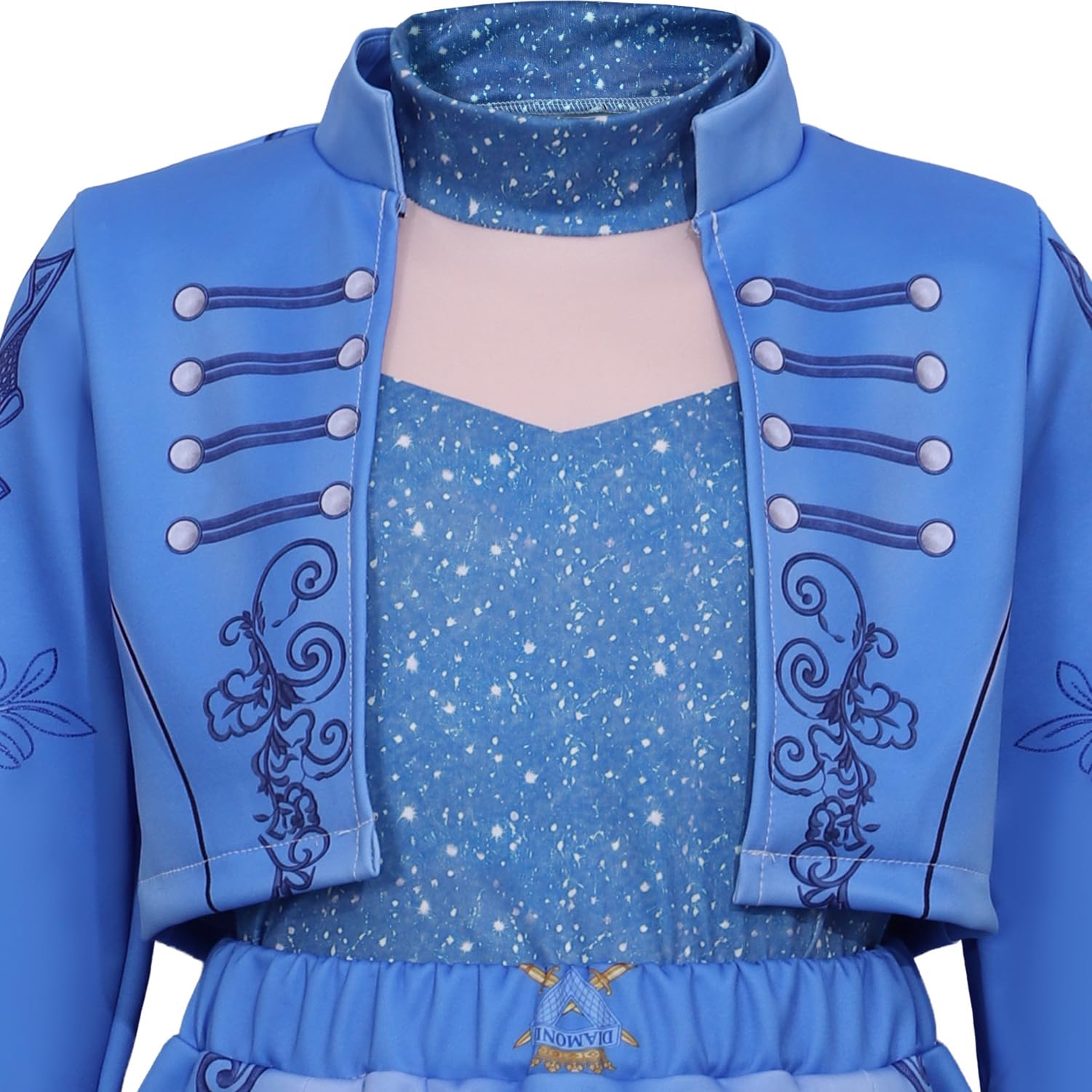 Bambina Cosplay Chloe Costume Set 4 Pezzi per Halloween Festa