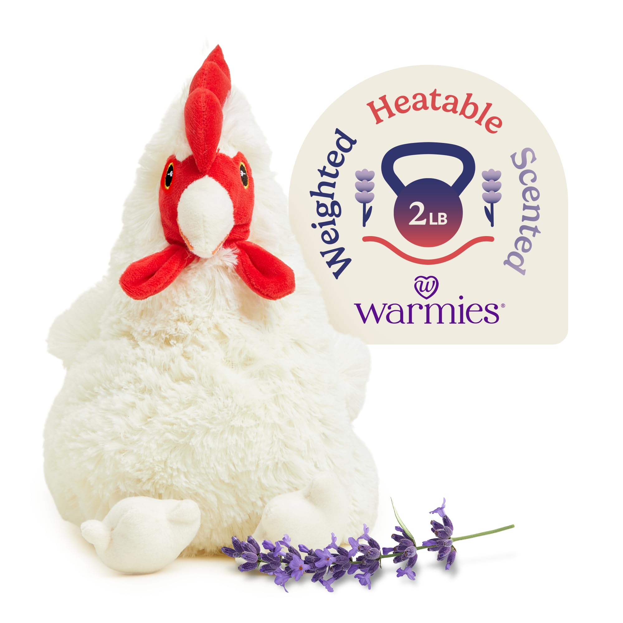 Warmiesmicrowavable And Weighted Stuffed Animals Chicken Heated