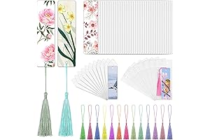 30 Pack Sublimation Blank Metal Bookmarks with Personalization Supplies