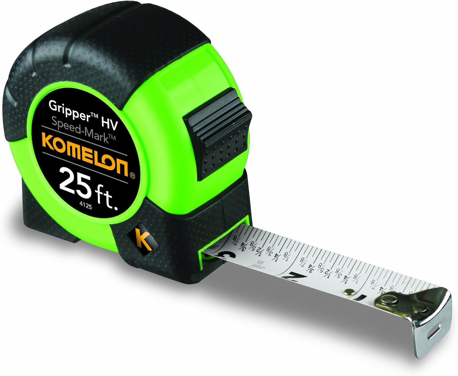 Komelon 4125 25-Foot x 1-Inch Gripper HV Tape Measure