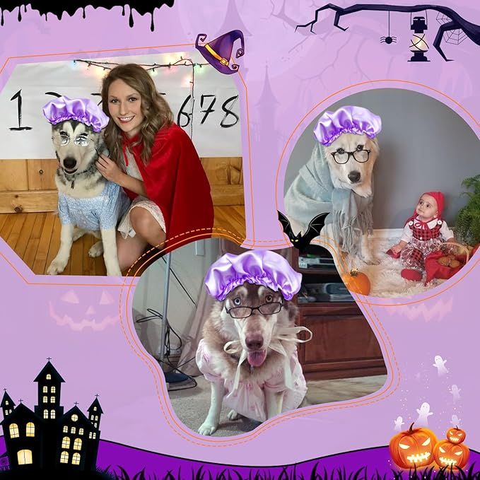 Disfraz de Lobo Abuelita para Perros Medianos y Grandes - Halloween miniatura 4