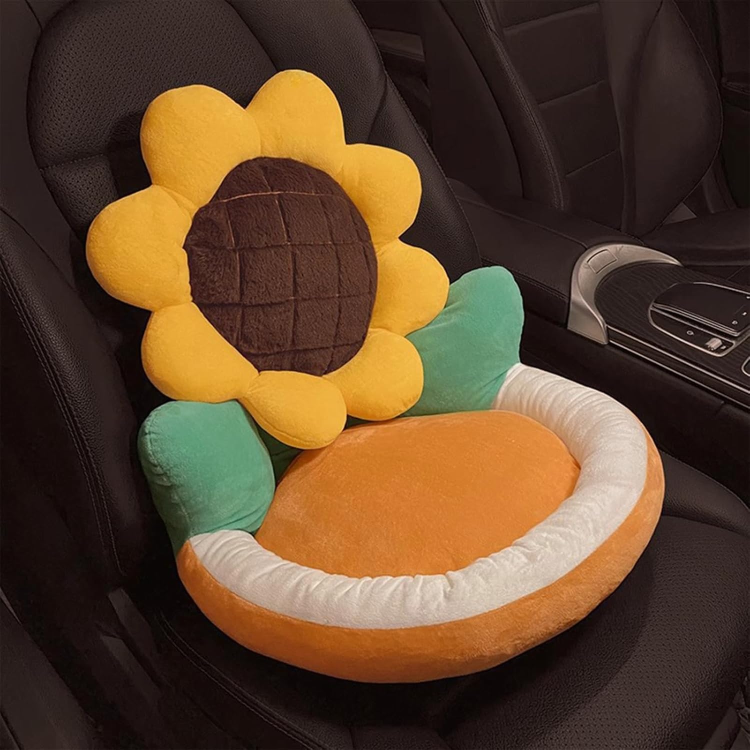 Ditucu Sunflower Shape Chair Pillow Cute Seat Cushion 19 x 18 inch Comfy Lazy Sofa Floor Pillows Dorm Seating for Childs Adults for Bedroom Decor - Image 7