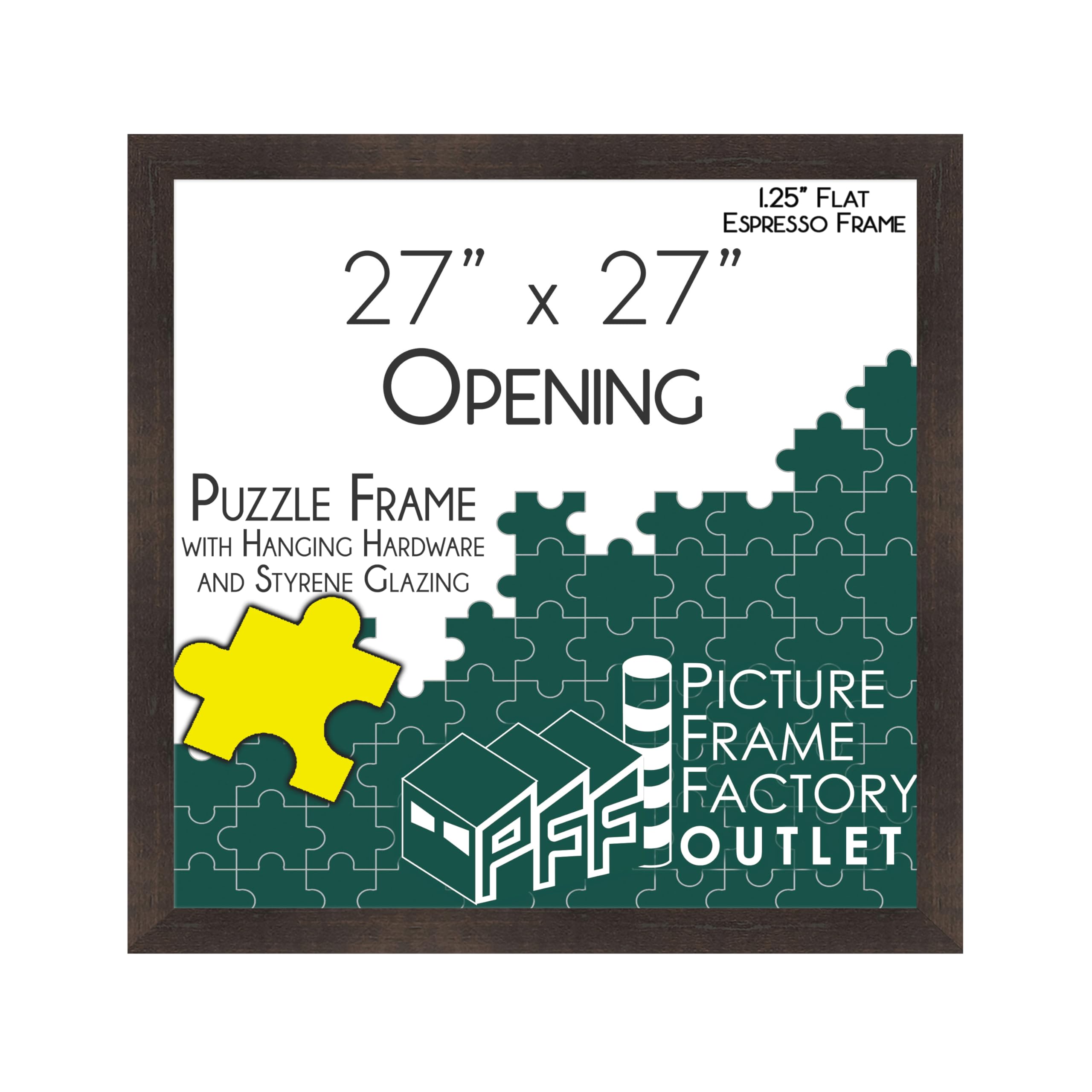 PFFO 27x27 Espresso Picture Frame