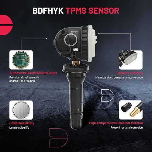 Miniatura 9 de BDFHYK Sensor TPMS 315Mhz Sensor de presión de neumáticos programado compatible con Toyota Sequoia 2008-2017, Sienna 2007-2020, Tundra 2007-2017