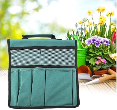 Miniatura 5 de Atyhao Bolsa de jardín, plegable portátil para jardín, banco para arrodillarse, herramientas de jardinería, taburete de almacenamiento, bolsa de
