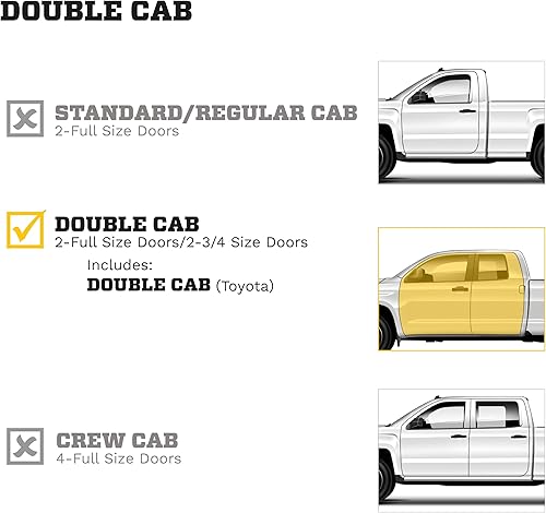 Miniatura 10 de Husky Liners - Revestimiento de piso del asiento delantero y 2do asiento, se ajusta a Tacoma 2005-2015 doble cabina