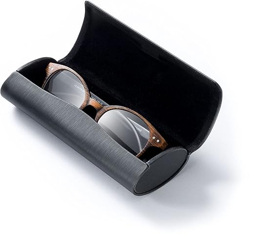 4 Custodie Rigide Per Occhiali Con Panno In Microfibra - Protezione Per Occhiali Da Sole E Da Vista | Dimensioni 16x6x3 Cm - Foto 3