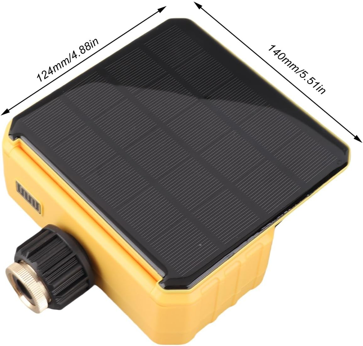 aqxreight Sprinkler Timer Rain Delay APP Control 2 Zone Solar Timer with Accuracy for Villa Yard Balcony Garden Roof Garden Watering When Detect Sprinkler TimerWater TimerWatering