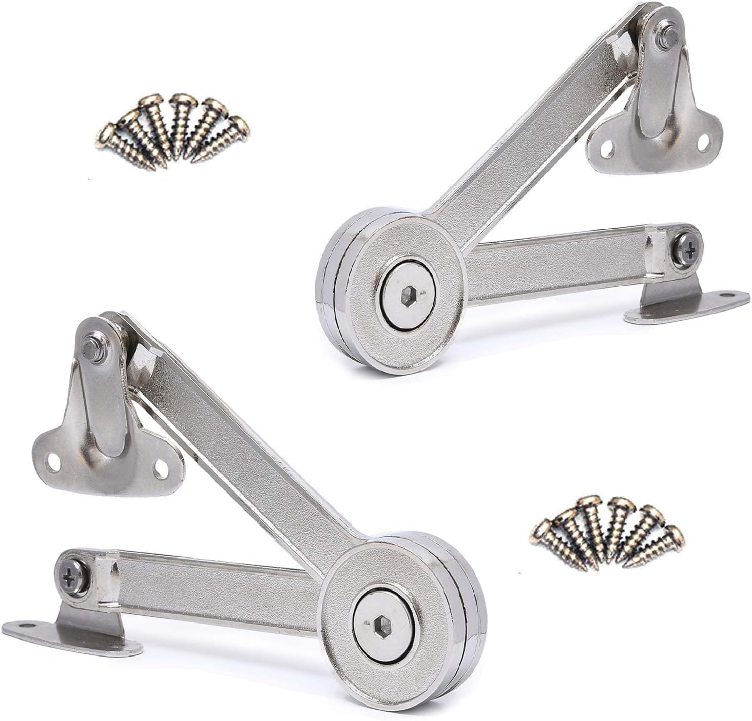 Tiberham 100N Heavy Duty Gas Spring Lid Support - 2 Pack, For Cabinet Doors, Toy Box Lids (Holds Up To 30 Lbs) - View #6